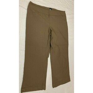TRIBELLA WOMENS PULL ON CAPRIS PANTS SIZE 14